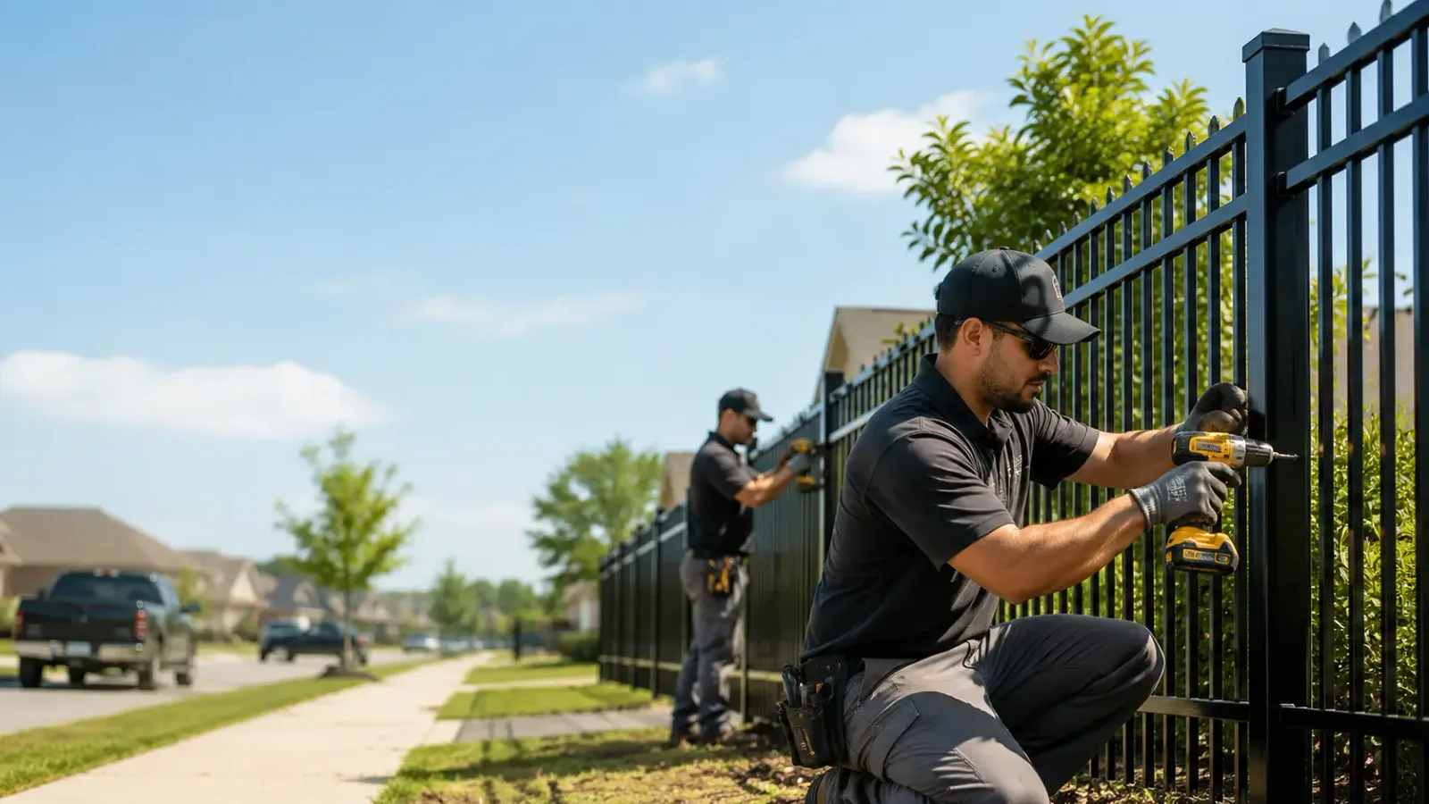 Metal Fence Installation in Morgan, TX